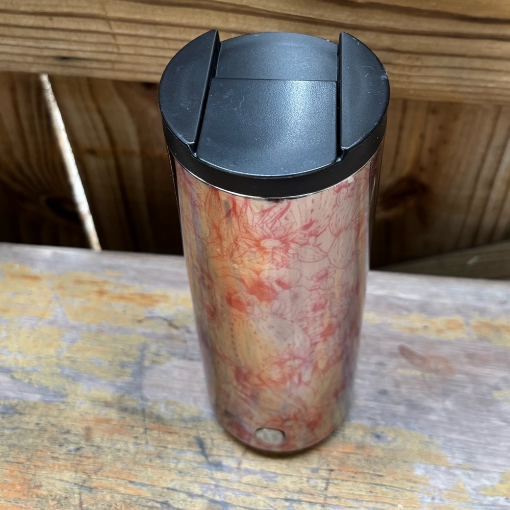 Starbucks 2018 Cactus Flower Stainless Steel Vacuum Insulated Tumbler & Lid 16oz